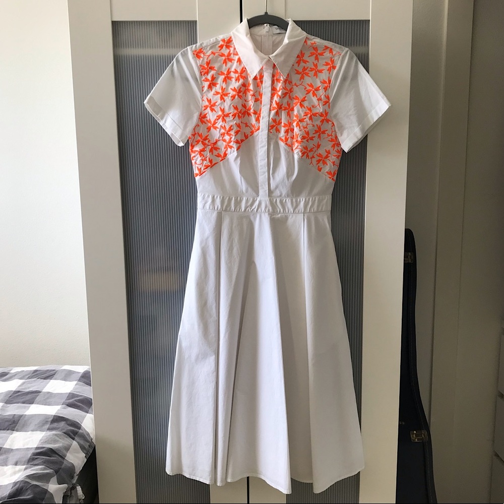 Tanya Taylor - Mia Embroidered Cotton-blend Dress